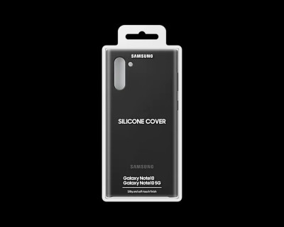 Силиконови гърбове Силиконови гърбове за Samsung Луксозен силиконов гръб Silicone Cover оригинален EF-PN970TBEGWW за Samsung Galaxy Note 10 N970F черен